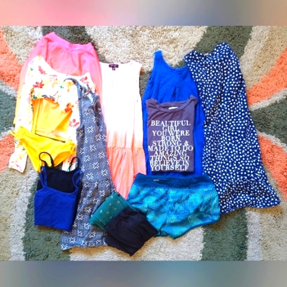 High end girls summer fashion bundle size 7/8